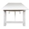 Flash Furniture 8'x40" White Table/4 Bench Set XA-FARM-5-WH-GG - alternate 3